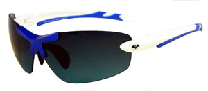 Victory 34 Sunglasses in White/Blue