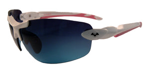Victory 34 Sunglasses in White/Pink