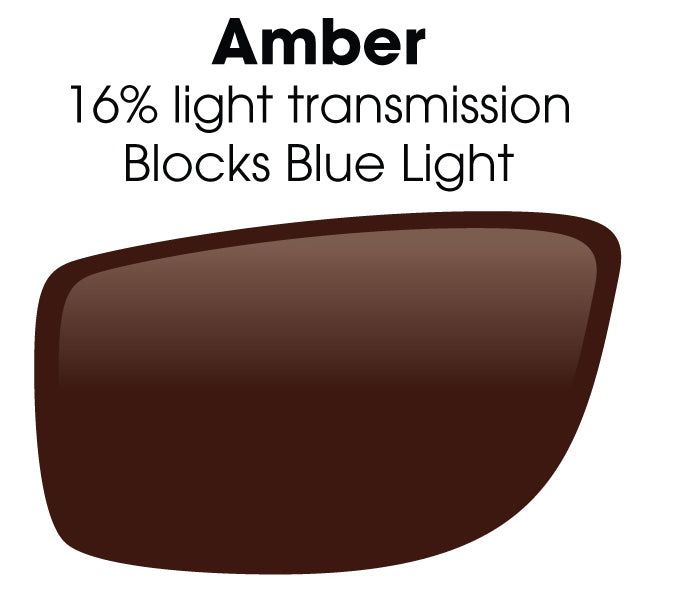 Amber Lens - SB 06 Black Solar Bat - Blocks Blue Light