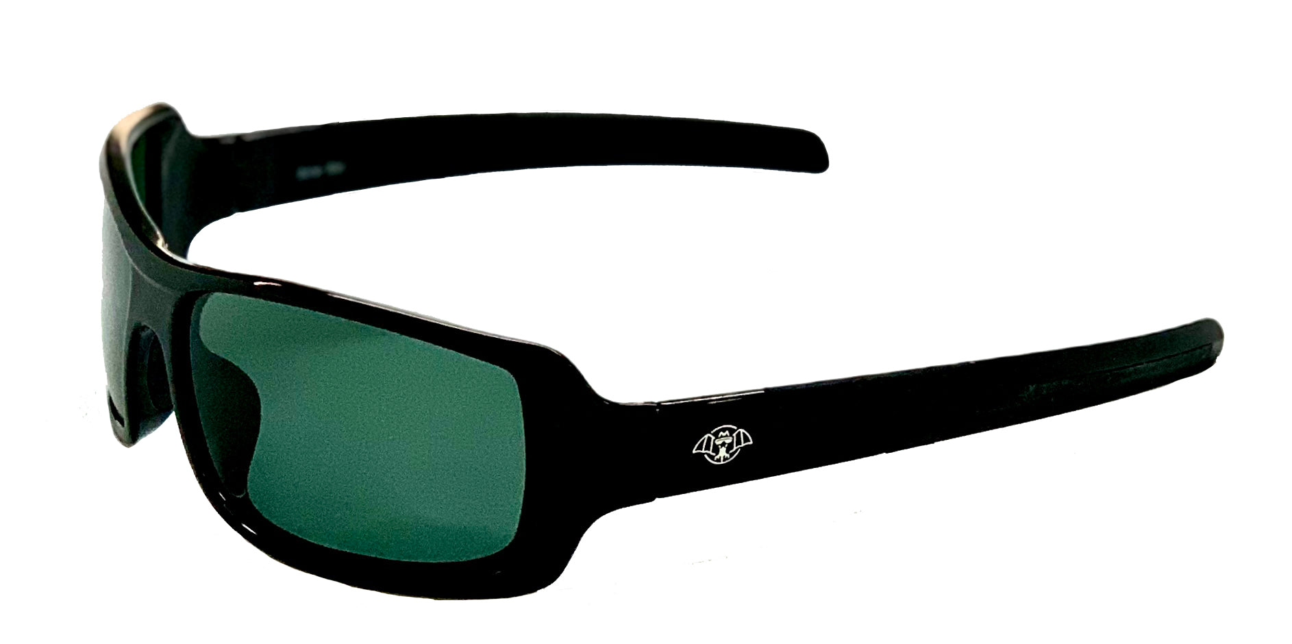 Solar Bat - Progressive Prescription sunglasses green lens