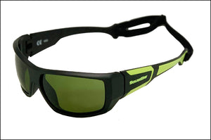 Solar Bat - Progressive Prescription sunglasses green lens